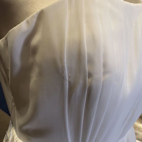 Women’s Elegant Ivory Short Prom Party Formal Dress Size S NWT **READ FLAW - Picture 3 of 11